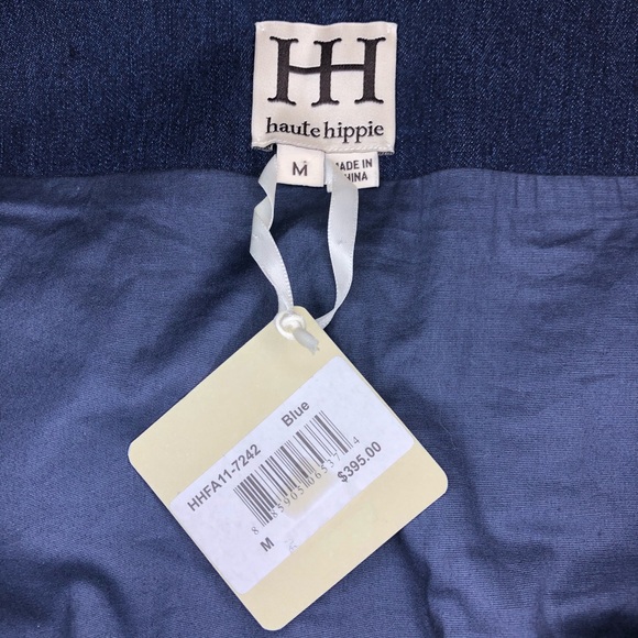 Haute Hippie Navy Scalloped Mini Skirt - Picture 14 of 14